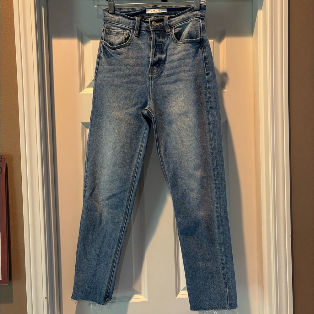 Straight Leg “mom fit” jeans